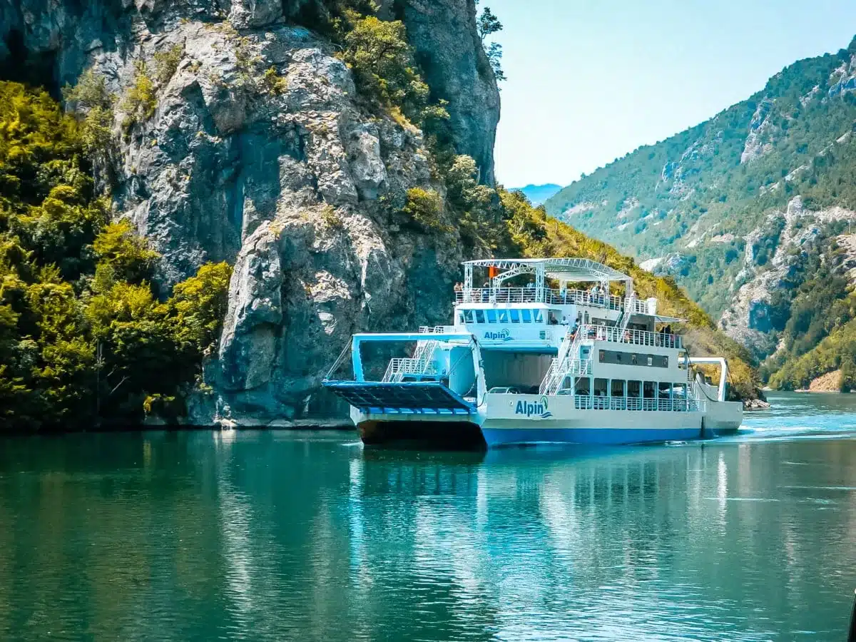 Komani Lake Boat